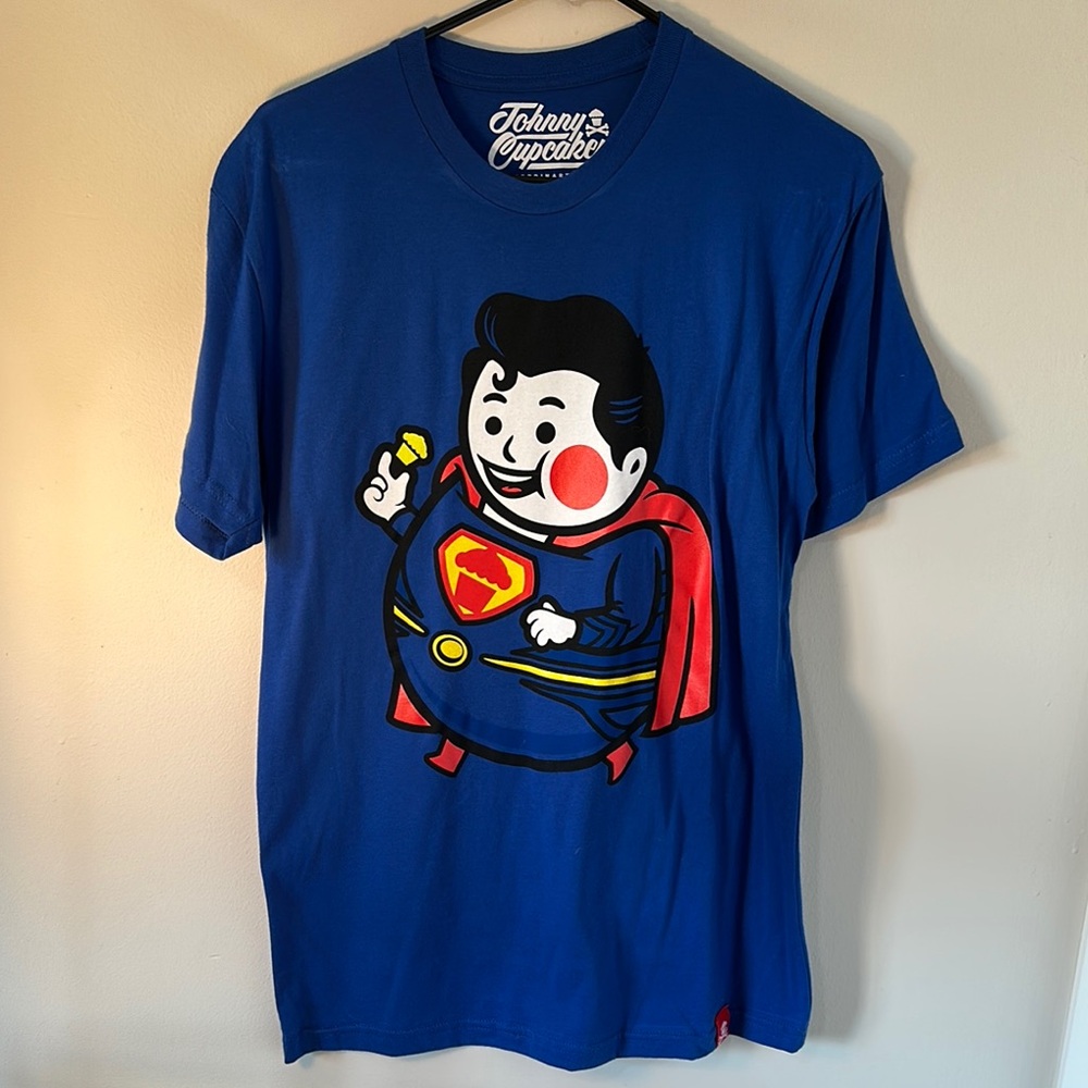 Johnny Cupcakes Superman big kid tee!